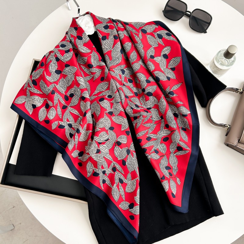 Scarf Silk Square - Syal Persegi 90cm Berkualitas Tinggi Bandana