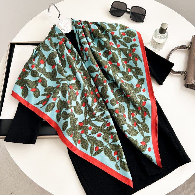 Syal Persegi 90cm Berkualitas  - Scarf Silk Square ulasan dan harga