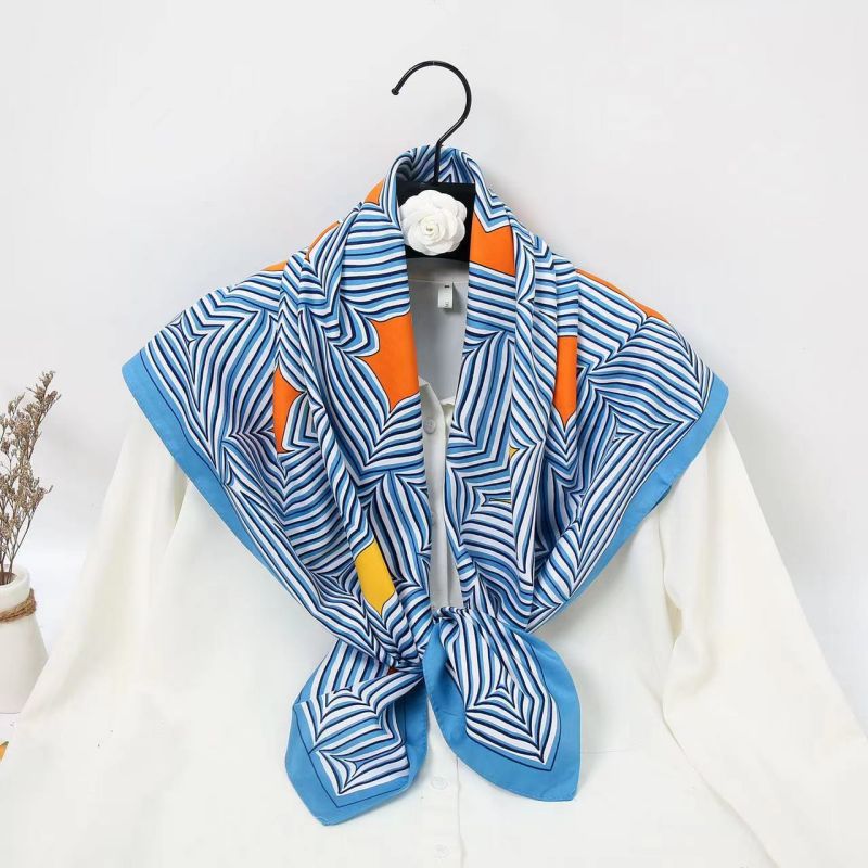 Syal Persegi 90cm Berkualitas  - Scarf Silk Square ulasan dan harga