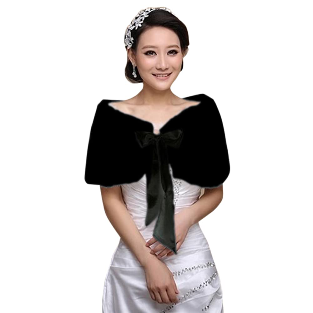 Syal bulu palsu pernikahan pen - Stole Wedding Shawl ulasan dan harga