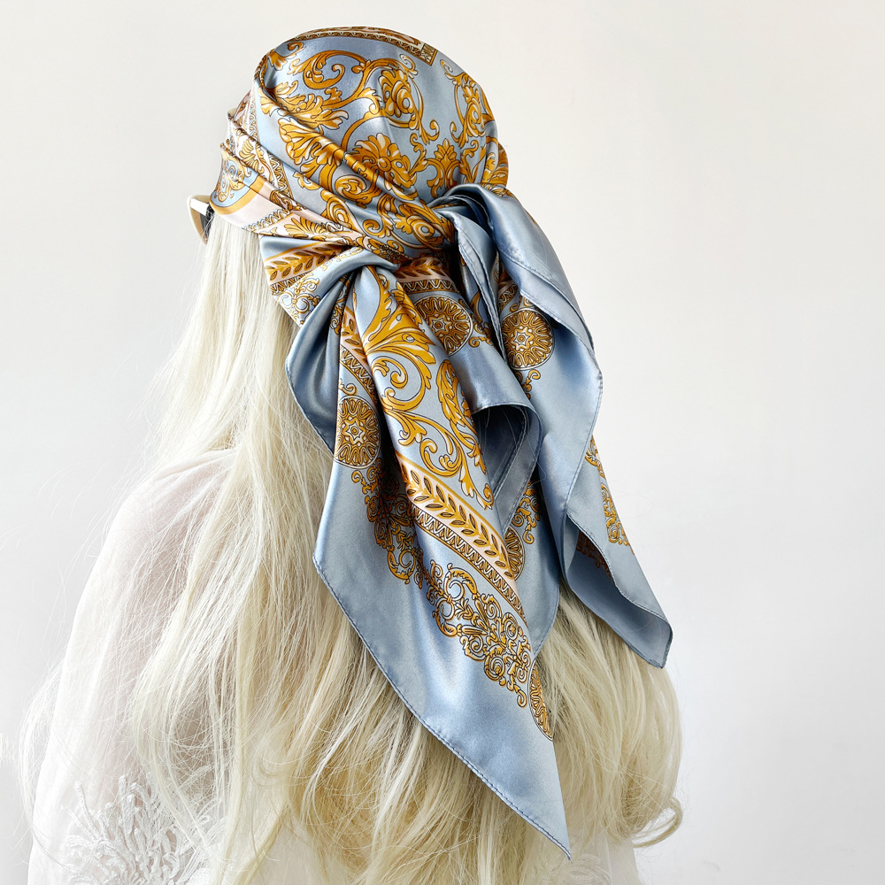 Selendang Sutra Satin Syal Per - Scarf Silk Square ulasan dan harga