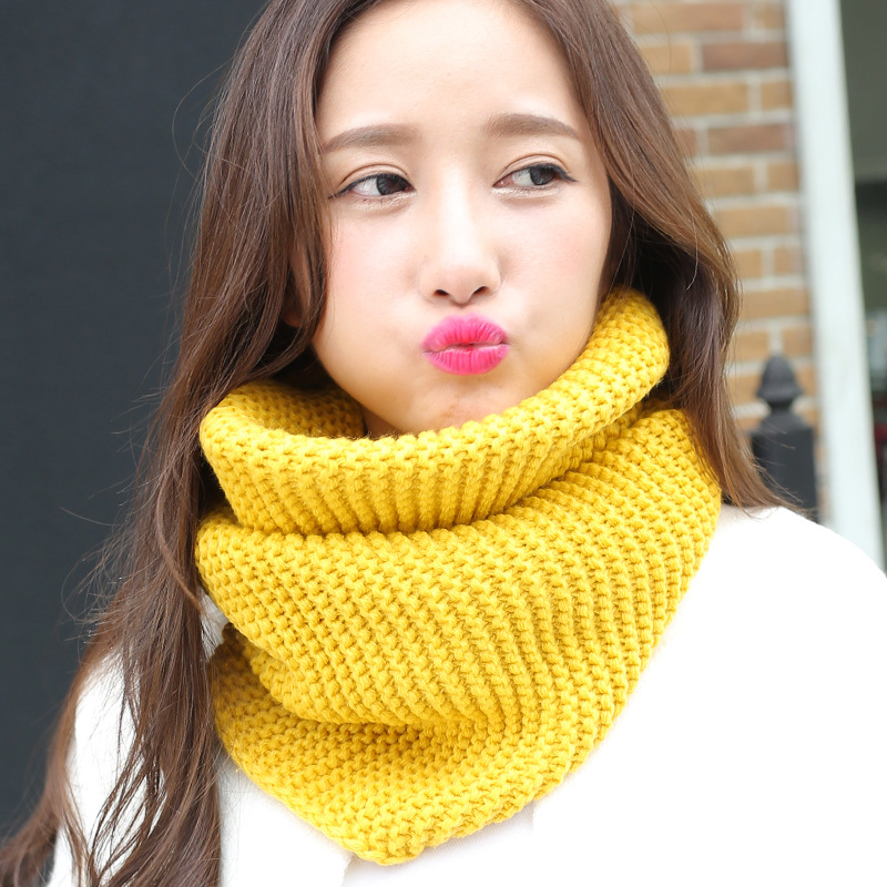 Musim dingin Syal Wanita Syal  - Infinity Scarf Knit ulasan dan harga