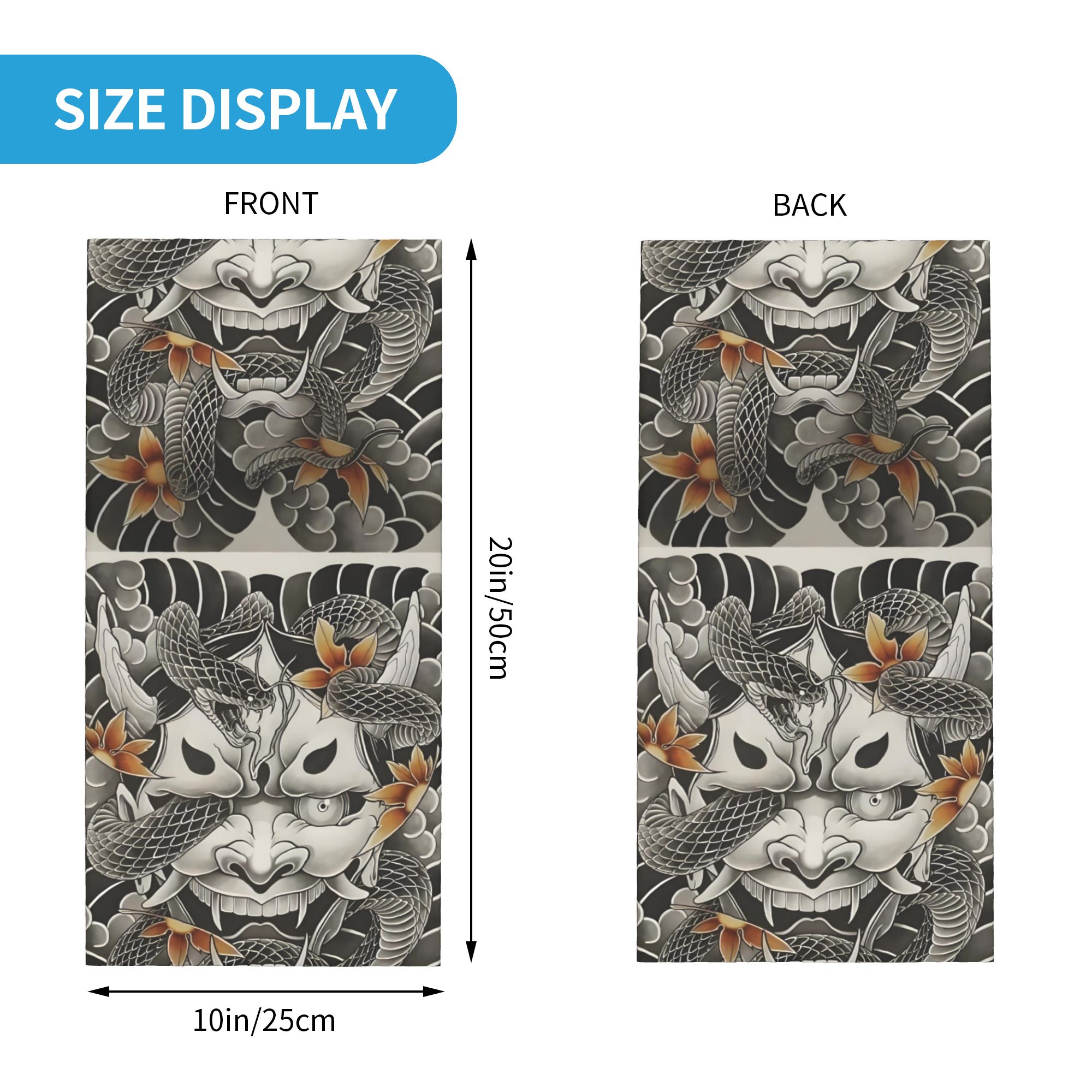 Bandana Penutup Leher Samurai  - Ascot Neck Scarf ulasan dan harga