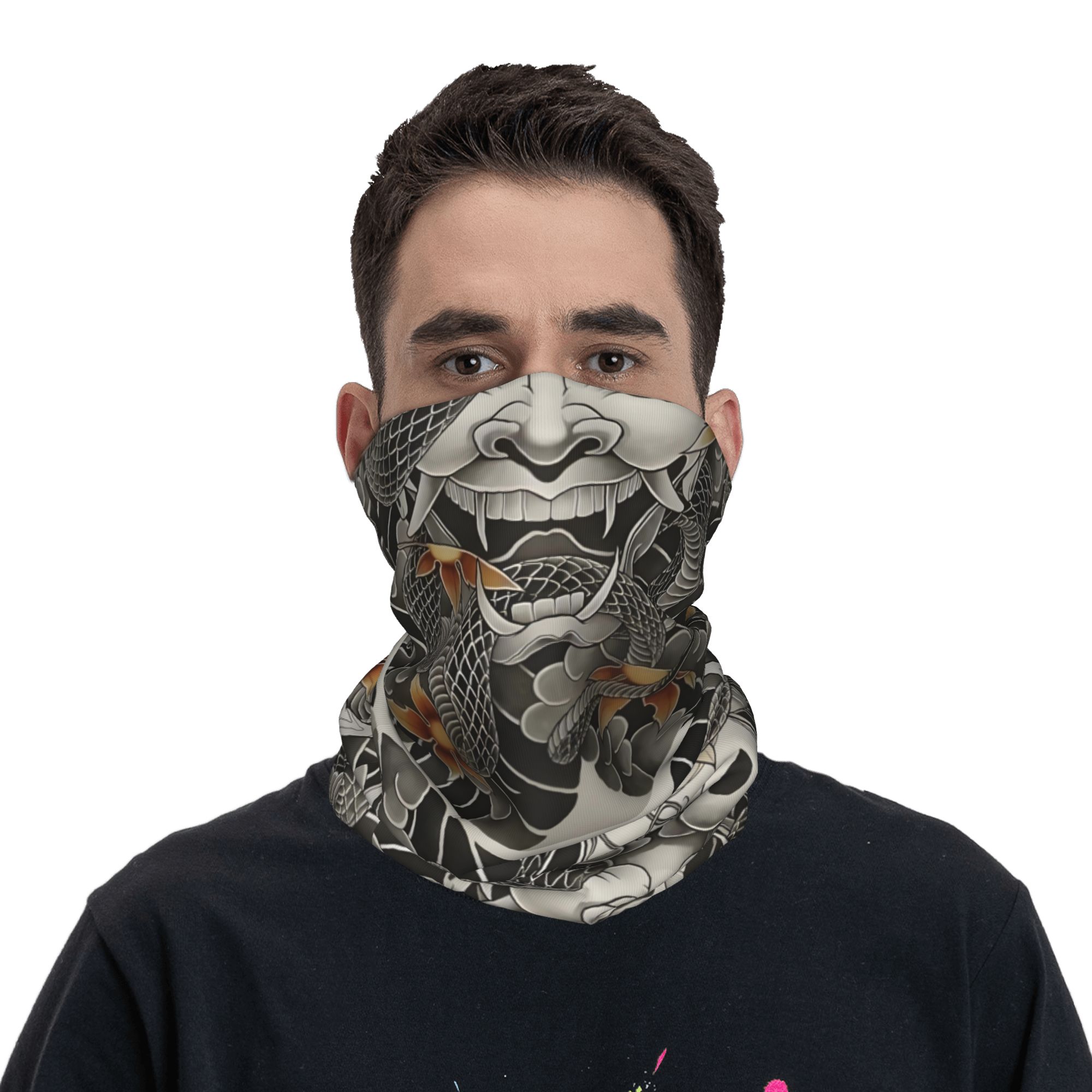 Bandana Penutup Leher Samurai  - Ascot Neck Scarf ulasan dan harga