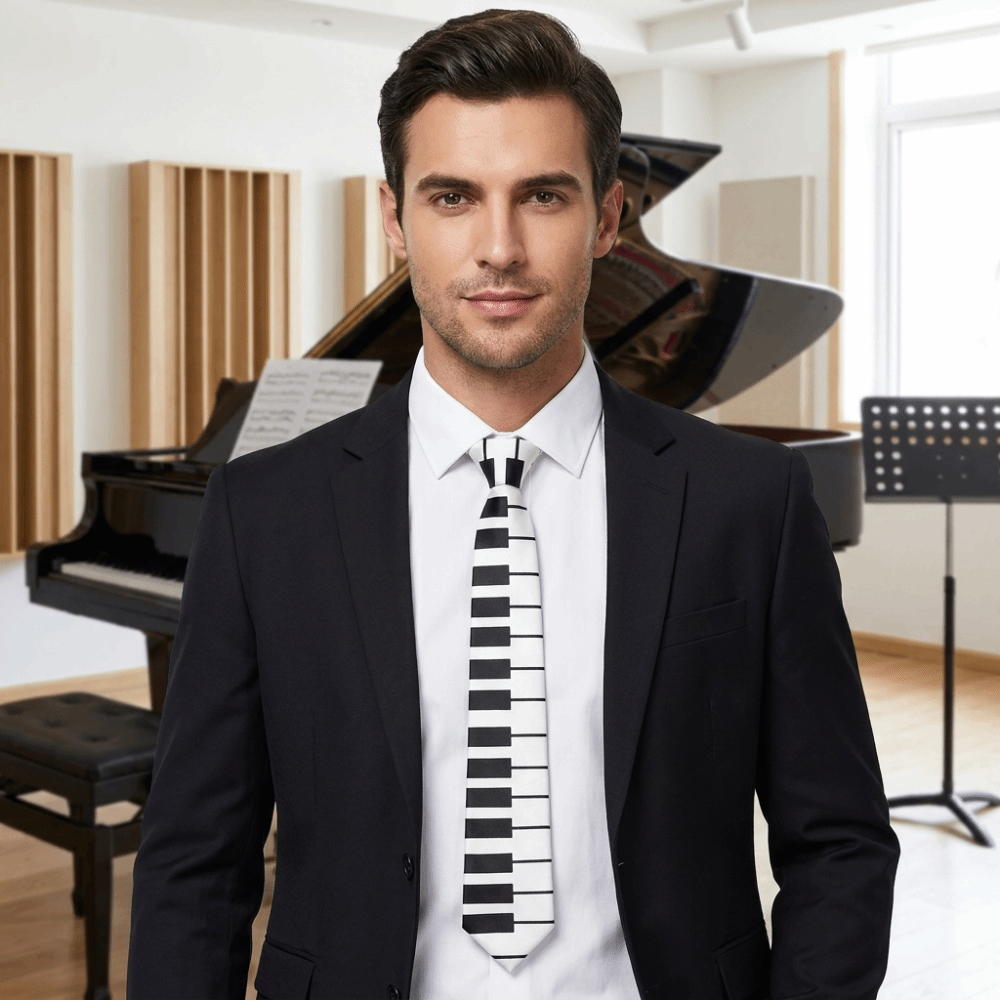 Dasi Piano Tipis Sederhana Das - Skinny Tie Men ulasan dan harga